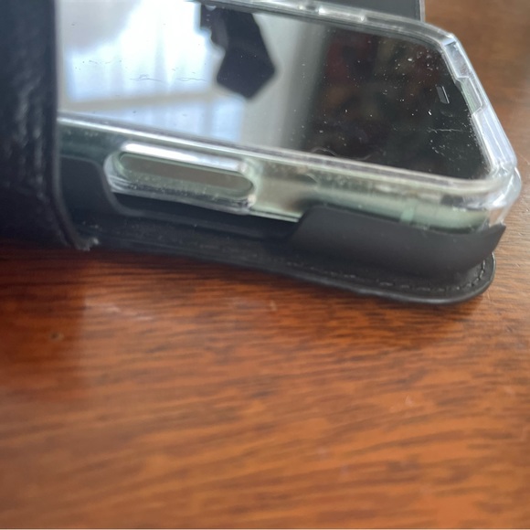 Kate Spade sparkly black phone and card holder. Two card holders, magnetic flap. - Picture 9 of 15